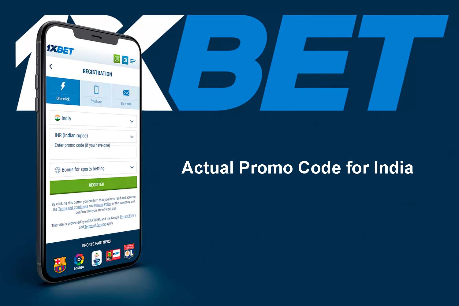 1xbet promo code India